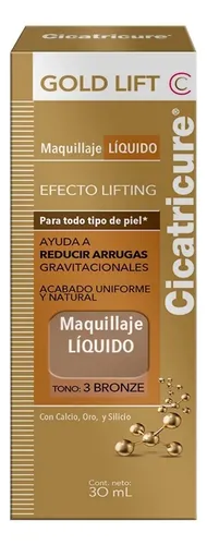 Base Líquida De Maquillaje Cicatricure Gold Bronze X 30 Ml