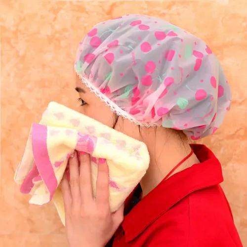Ducha Y Baño De Plástico Impermeable Para Mujer, 12 Unidades