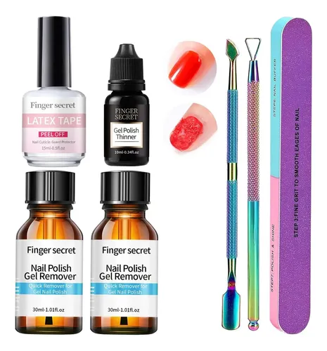 Set Removedor De Gel Para Uñas De Carmein 2×30 Ml