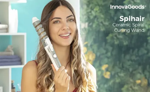 Buclera Rizador De Pelo Spirale Espiral Ceramica Rulera Rulo