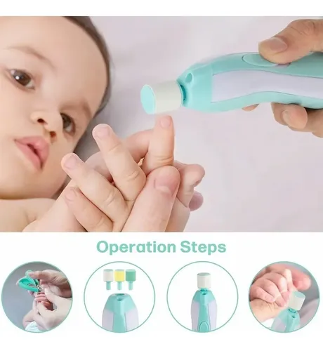 Juego De Lima De Uñas Eléctrica Para Adultos Y Bebés