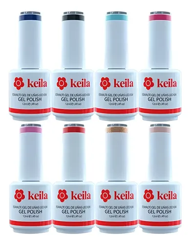 8 Esmaltes Semipermanentes Uñas Keila Gel Polish Uv Led