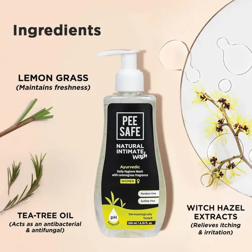 Lavado Íntimo Natural Para Mujeres 200ml