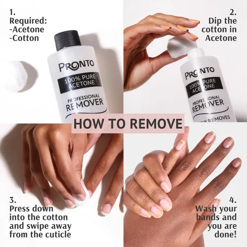 Pronto Removedor De Esmalte De Uñas De Acetona 100
