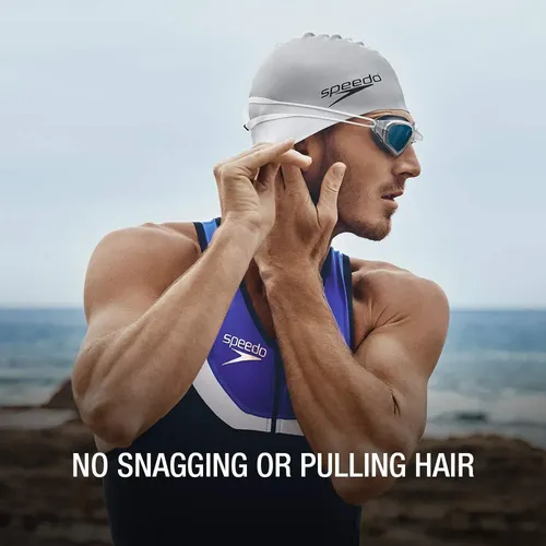 Gorro De Natación Speedo, Unisex, De Silicona Para Adultos,