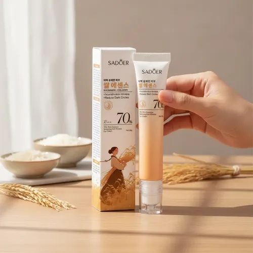 Crema Contorno Ojos 70% Arroz Blanqueador Sadoer