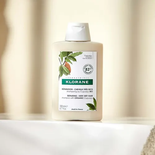 Shampoo Klorane Cupuacu Bio Cabellos Secos Y Dañados X 200