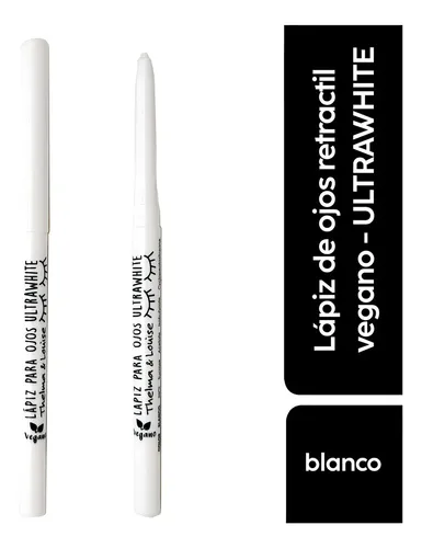 Delineador Retráctil Blanco Mate Vegano Thelma & Luise Para Ojos