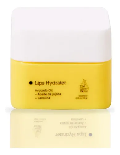 The Glow Factor Lips Hydrater – Bálsamo Labial Reparador con Palta, Jojoba y Lanolina x 10g