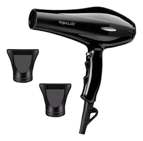 Secador Pelo Profesional Vamalux Pro 6000 Iónico Cerámico 2400W Negro