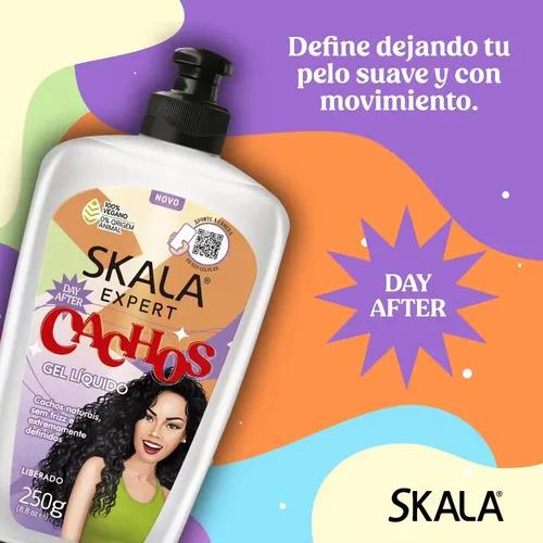 Gel Skala Expert Mais Cachos Gel Líquido 250g