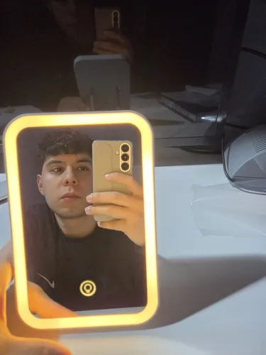 Espejo Con Luz De Maquillaje Tocador Portatil Luzen Cosmetic