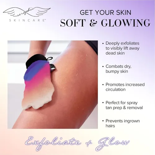 Guante Exfoliante Premium Coreano Seraphic Summer Glow 1ud
