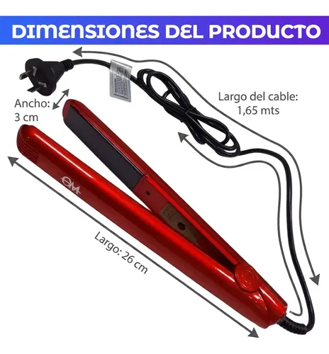 Planchita De Pelo Profesional Alisado Ceramica Liso Extremo