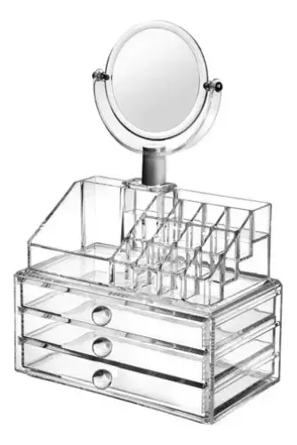 Organizador Maquillaje Acrílico Cajones Porta Cosméticos