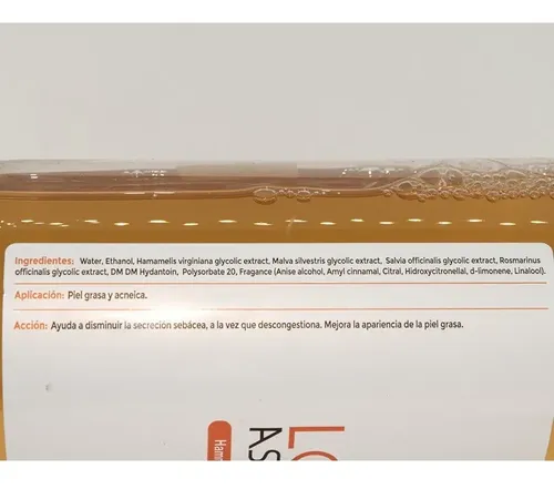 Loción Astringente Con Hammamelis – Biobellus 500ml Tipo de envase Botella Tipos de piel Grasa