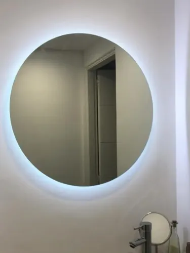 Espejo Con Luz Led 60cm Redondo Accesorios