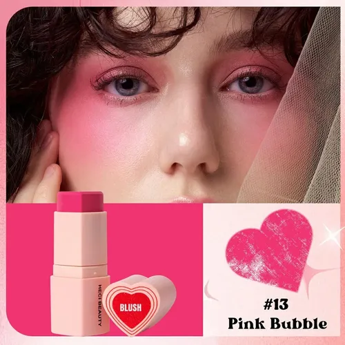 Mll Rubor En Barra 3 En 1 Creamy Heart De Heci Beauty, 7 G