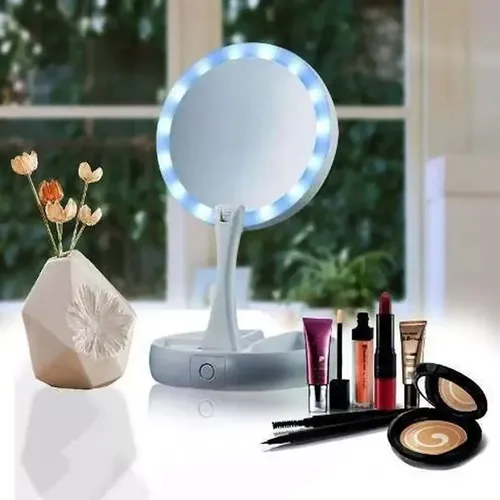 Espejo Maquillaje Led Con Luz