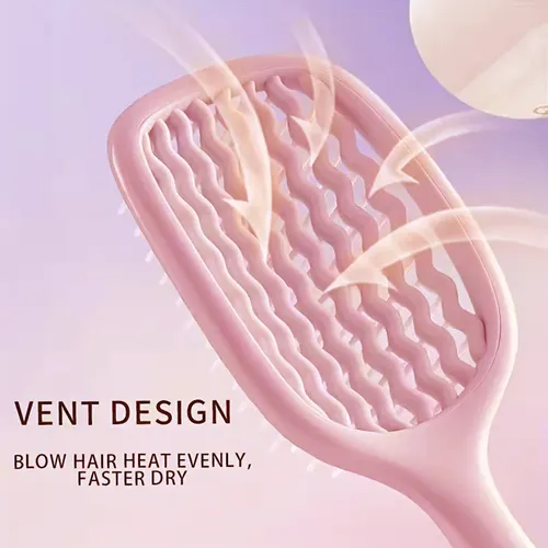 Cepillo Ventilado Para Secado Rápido Del Cabello