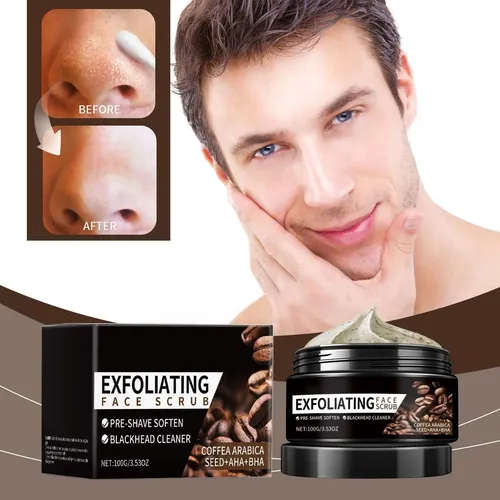 Cy Exfoliante Facial De Café Para Eliminar Puntos Negros Y