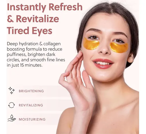 Parche Hidrogel Para Ojos Quia Con Colágeno 20 Pares
