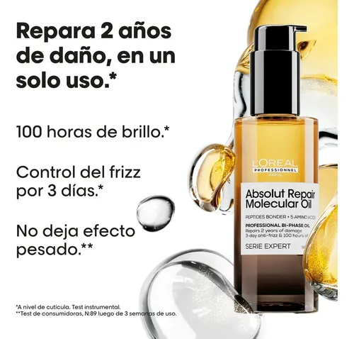 L’oréal Professionnel Absolut Repair Molecular Oil X 90 Ml