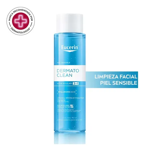 Eucerin Dermatoclean Loción Micelar 3 En 1 Limpiadora 400ml