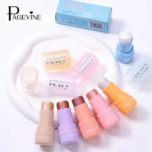 6 Colores Barra Iluminador Contorno Rostro Natural
