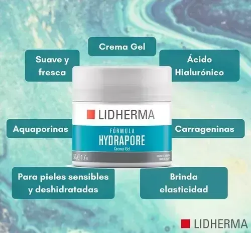Kit X3 Hydrapore Crema+ Loción+ Contorno Skincare Lidherma