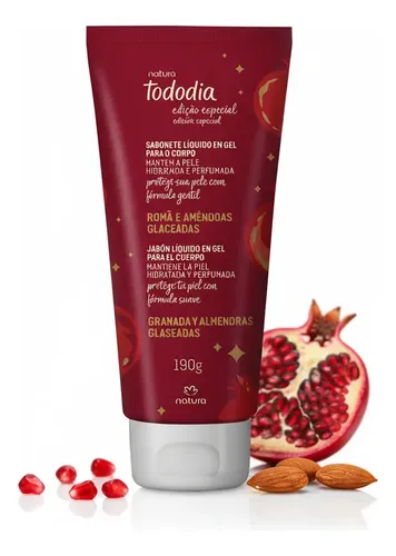 Jabon Liquido En Gel Corporal Natura Tododia Cuerpo 190g