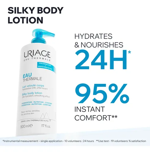 Loción Corporal Uriage Con Manteca De Karité Y Ácido Hialurónico Floral