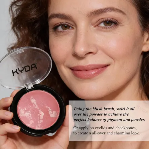 Paleta Kyda Blush Baked 12 Colores Peach Hush