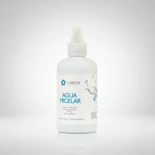 Agua Micelar Libra Cosmetica 250ml Limpia Desmaquilla Facial