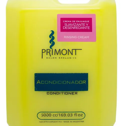 Primont Acondicionador Suavizante Desenredante Cabello 5lt