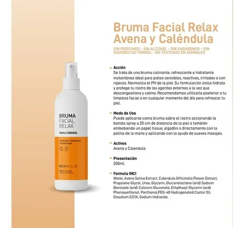 Skincare Facial Piel Sensible Rutina Diaria Biobellus