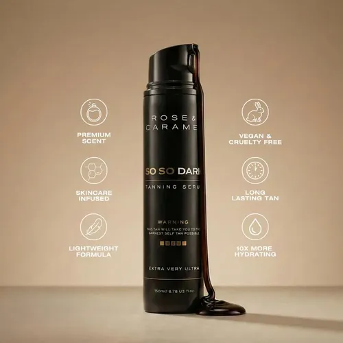 Serum Autobronceante So So Dark Rose & Caramel 150 Ml