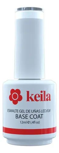 Esmalte Semipermanente Base Coat Uv Keila Para Uñas Color Rubber Milky