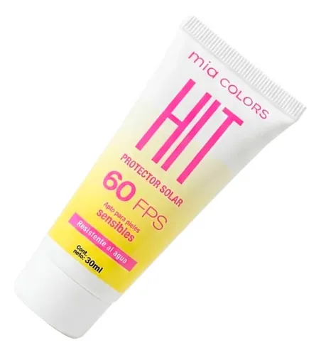Mia Colors Hit Protector Solar Resistente Al Agua Fps60 30ml