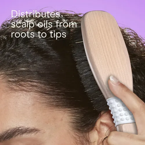 Cepillo De Pelo Conair Boar Bristle Para Mujer, Desenredante Rojo