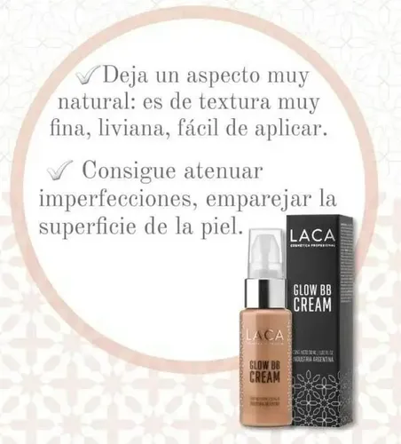 Base De Maquillaje Glow Bb Cream Ilumina Antiage Laca