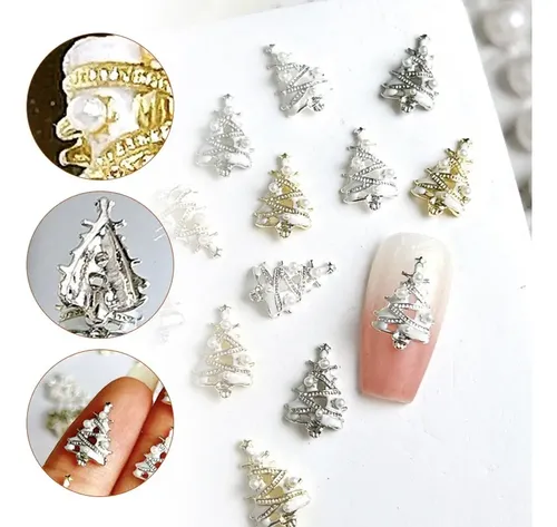 20 Pegatinas Decorativas Para Uñas Árbol De Navidad Diy