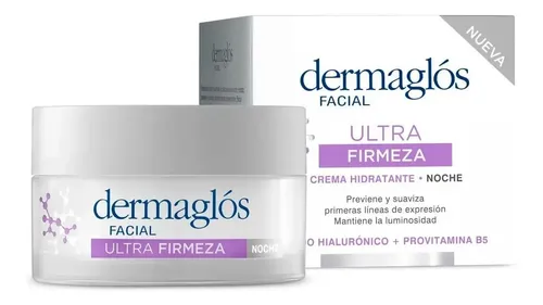 Crema Facial Dermaglós Ultra Firmeza Noche X 50 G