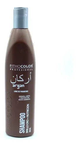 Shampoo Argan Fithocolor Brillo Oro + Nutrición X 350ml