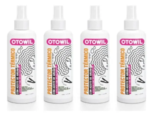 Protector Termico En Spray  Anti-frizz X180ml Kit 4 Unidades