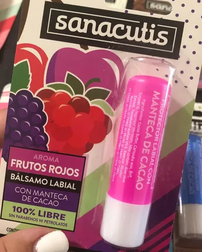 Bálsamo Labial Sanacutis Frutos Rojos