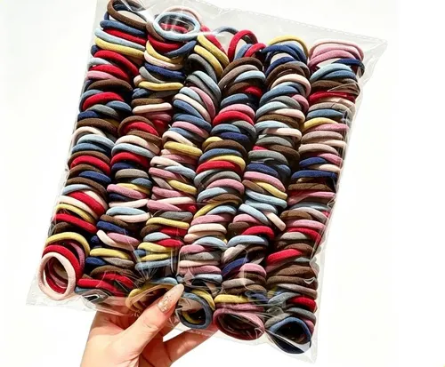 Set De 50 Elásticos Para El Cabello Xuxinha Sin Metal A Multicolorido