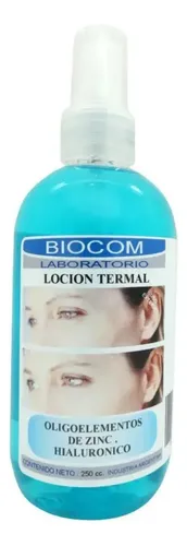 Locion Spray Termal C/hialuronico Tonificacion Biocom 250ml