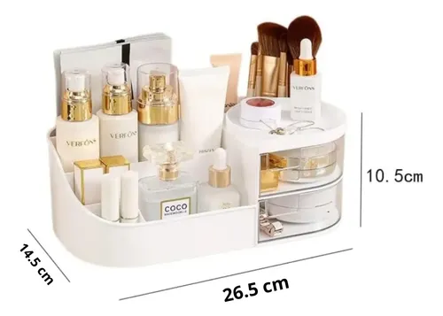 Organizador Porta Cosmeticos Plastico Crema Divisiones