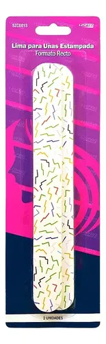 Lima Para Uñas Estampada Recta Lisfar X 2 Unidades Szc001s